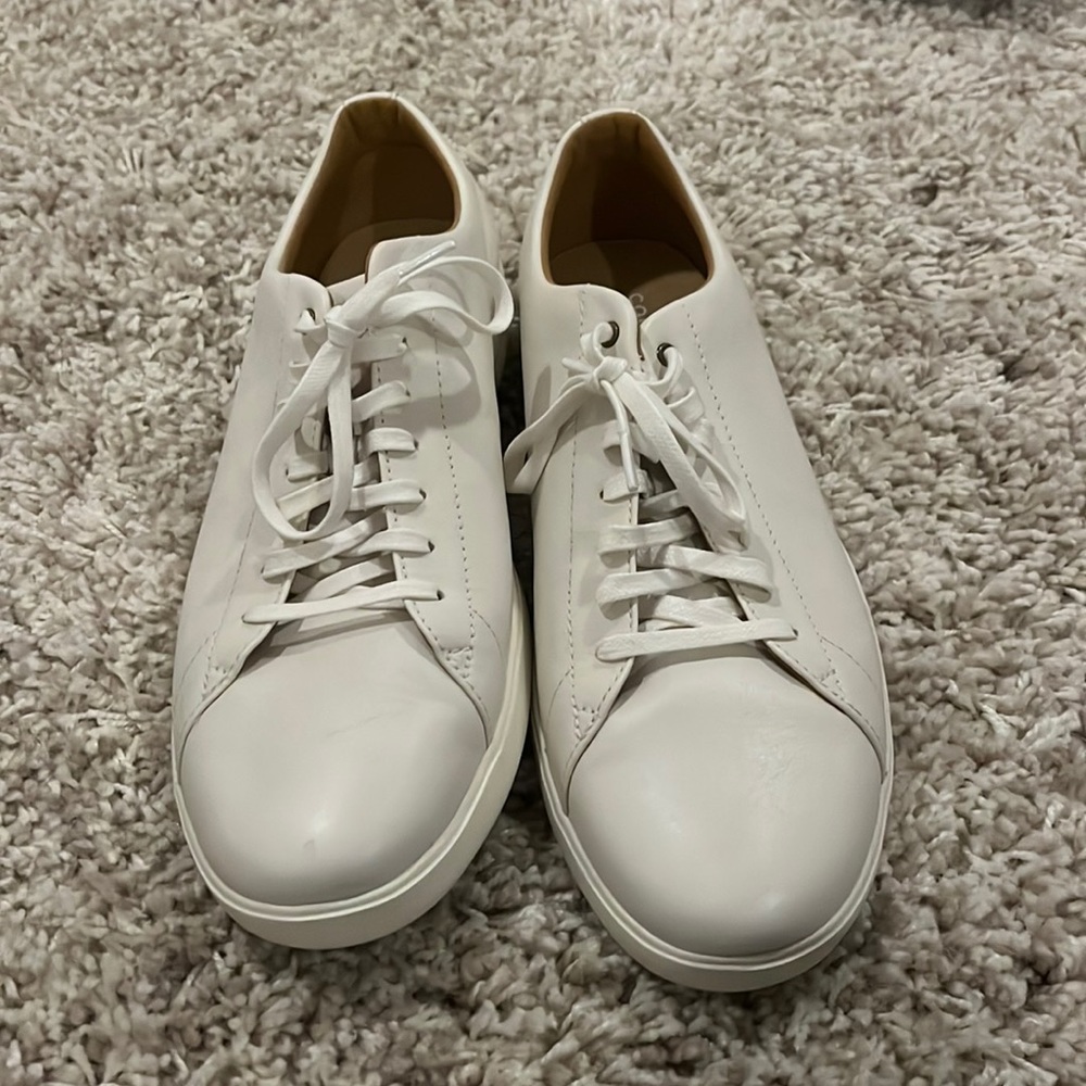 Never worn white cole Haan men’s shoe